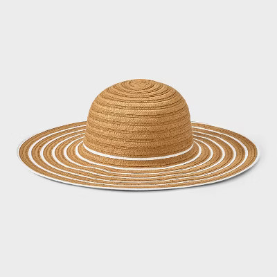 Straw Essential Striped Floppy Hat - Shade & Shore™ | Target