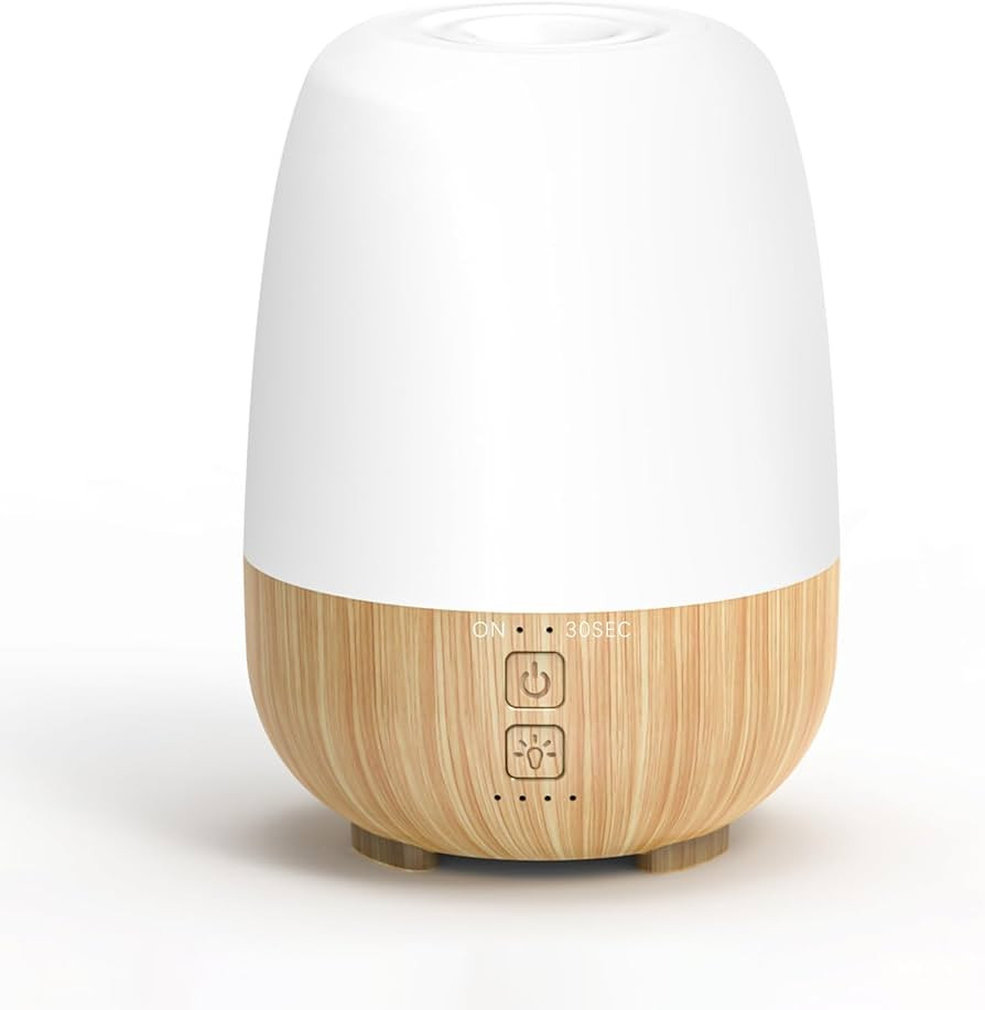 150ML Cordless Essential Oil Diffuser, Built-in 6000mAH Rechargeable Battery, 7-Hour Runtime, 7 L... | Amazon (US)