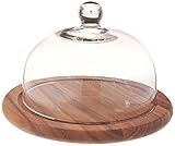 Abbott Collection Woodwork Cheese Board with Dome | Amazon (US)