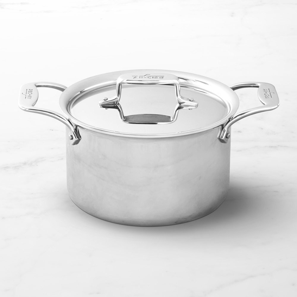 All-Clad D5® Stainless-Steel Soup Pot, 4-Qt. | Williams-Sonoma