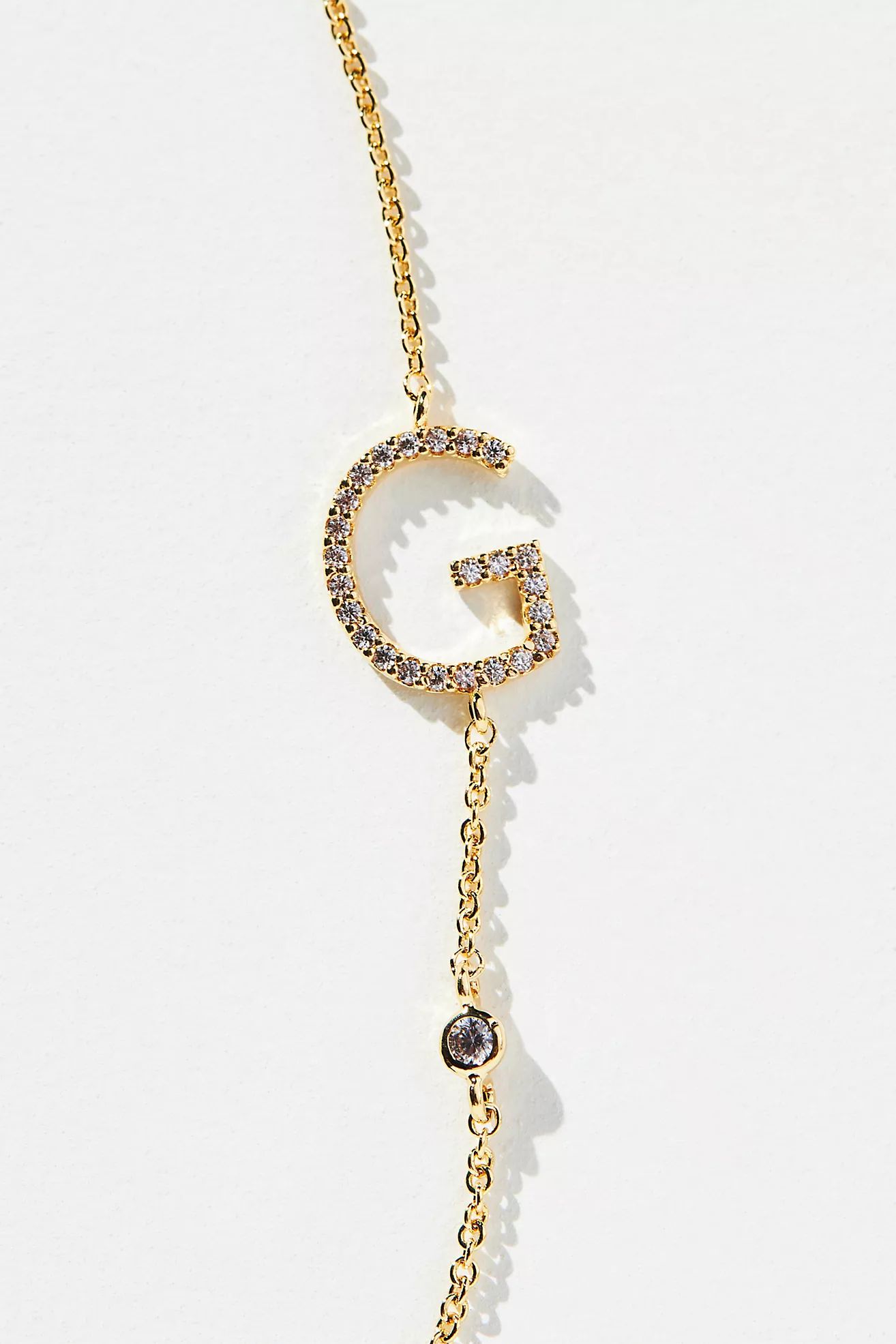 Delicate Monogram Necklace | Anthropologie (US)