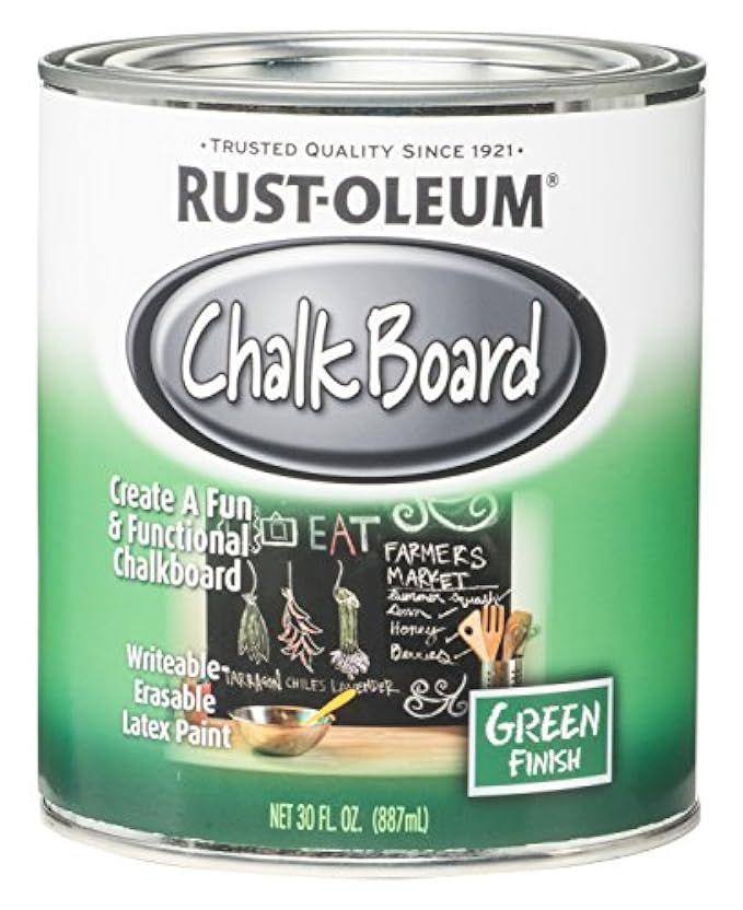 Rust-Oleum 206438 Rustoleum NCF Green Chalkboard Paint | Amazon (US)