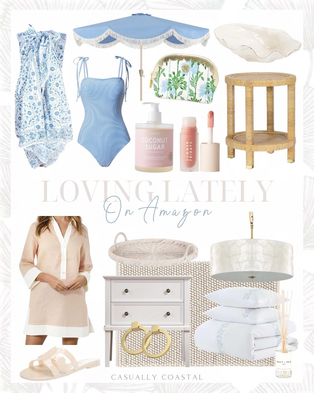 Loving Lately on Amazon 

Amazon home decor, Amazon swimsuit, Amazon swimsuit coverup, Amazon rug, coastal home decor, coastal style, coastal rug, Amazon dress, coastal dress, MERSEA moisturizing liquid hand soap, Lilly Pulitzer leather zipper pouch, round woven rattan tray, coastal tray, V neck button shirt dress, neutral dress, spring dress, coastal bedding, Amazon bedding, queen duvet cover set, Sam Edelman jelly slides, solid wood nightstand, solid brass pulls, dresser pulls, coastal side table, 9ft blue scalloped patio umbrella, coastal umbrella, blue and white striped one piece swimsuit, amazon bathing suit, block print sarong, swimsuit cover up, sweet water decor salt & sea reed diffuser set, ceramic shell shaped bowl, coffee table decor, coastal drum capiz shell chandelier, coastal chandelier, summer fridays dream lip oil, coastal rug, amazon rug, ivory handwoven rug

#LTKHome #LTKSeasonal