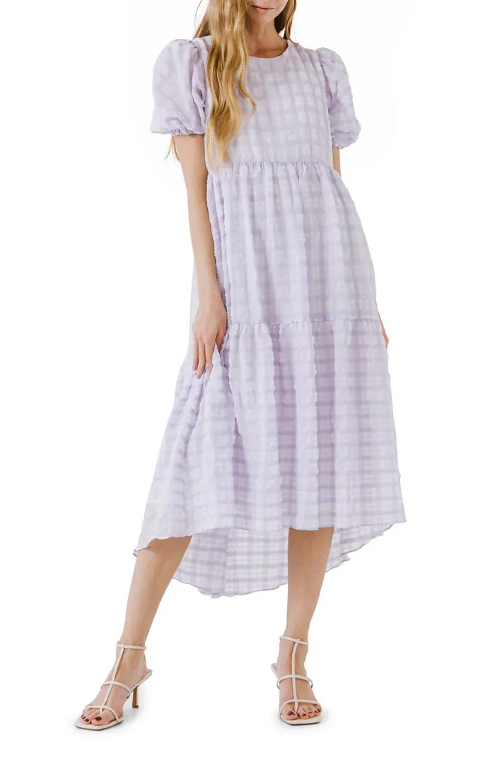English Factory Plaid Swing Dress | Nordstrom | Nordstrom