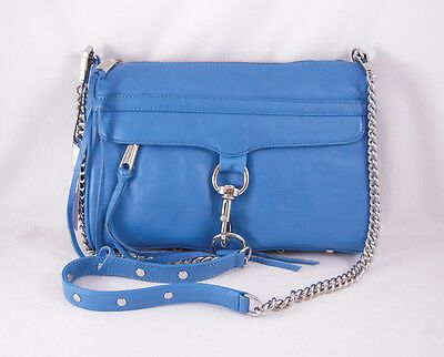 Rebecca Minkoff Mac Clutch in CERULEAN with Silver Hardware NWT | eBay AU