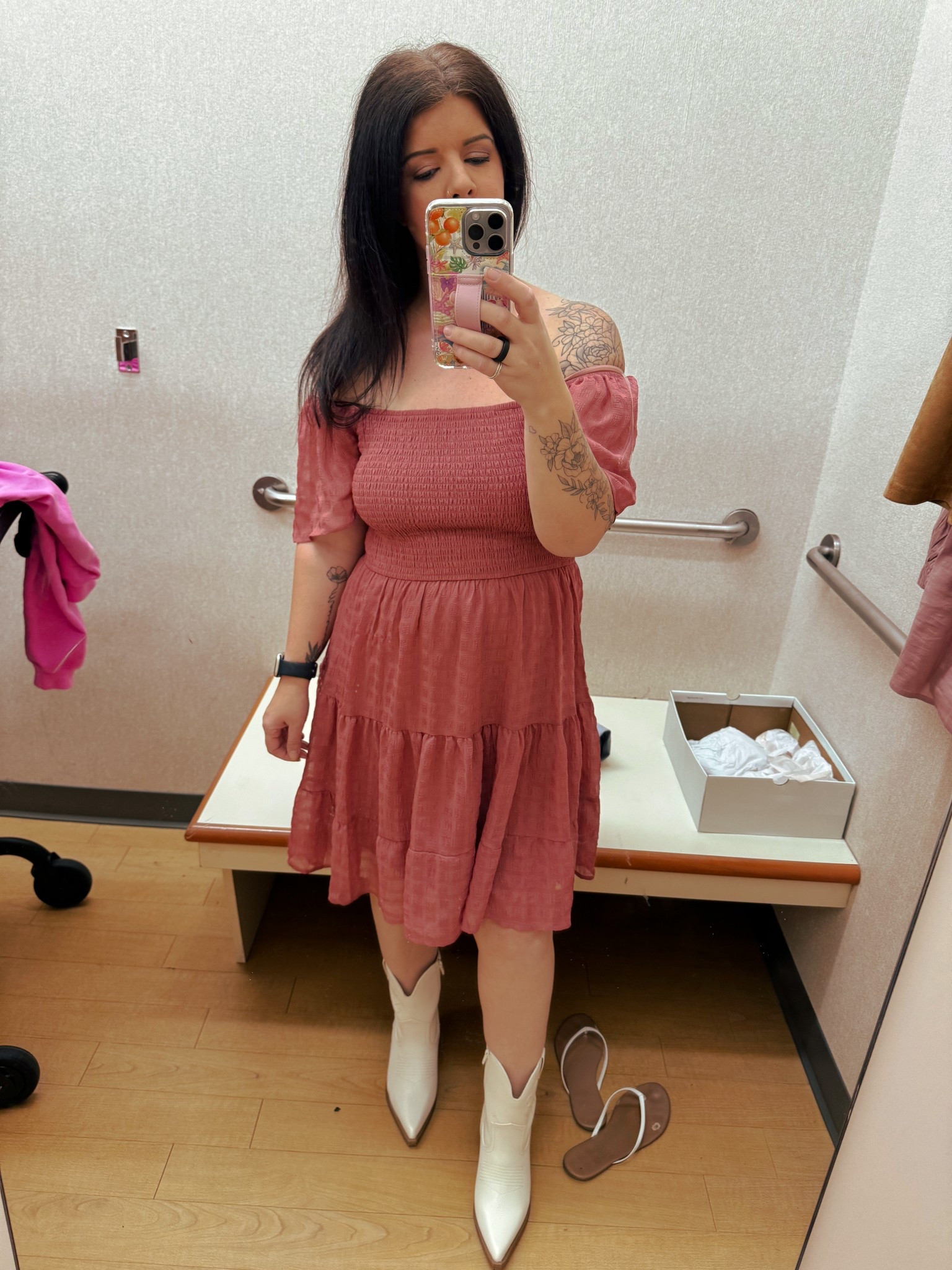 Festival season. Spring dress. Country dress. Western wear. Country concert, outfit inspo. Cowboy boots. Dingo1969. Kohls. 

#LTKMidsize #LTKFestival #LTKPlusSize