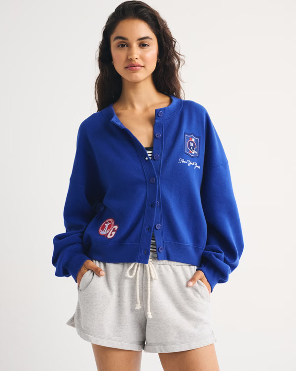 New York Giants Sunday Shrunken Cardigan | Abercrombie & Fitch (US)