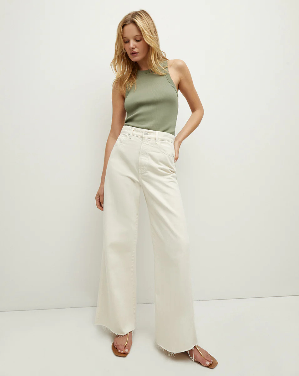 Taylor Cropped Wide-Leg Jean | Veronica Beard