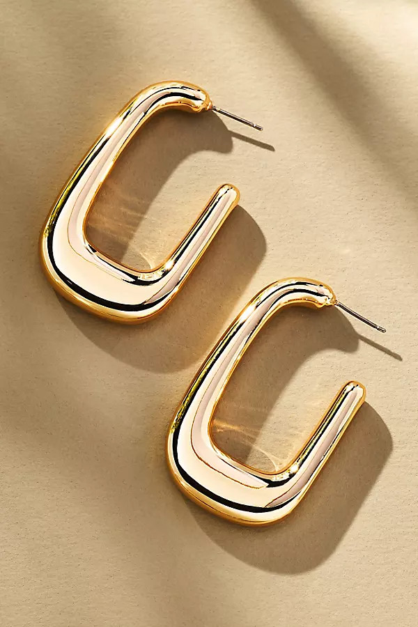 Mod Square Hoop Earrings | Anthropologie (US)