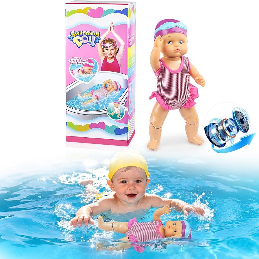 OHGOSH 2026 New Packaging Waterproof Swimming Doll, Electric Backstroke Water Baby for Pools, Sui... | Amazon (US)