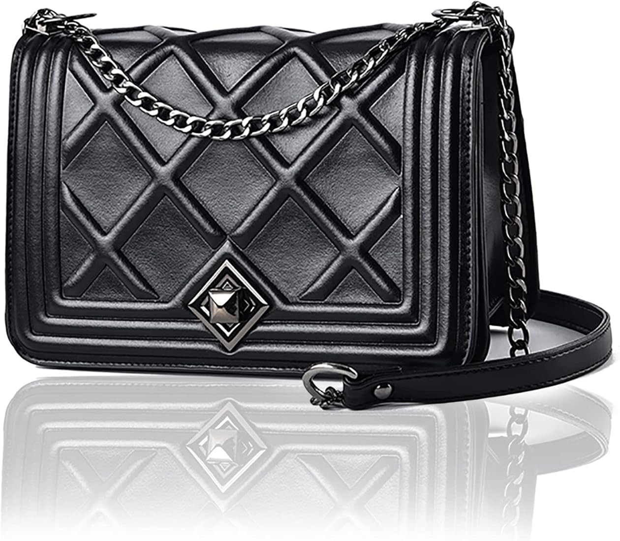 Travistar Crossbody Bags for Women Small Handbags PU Leather Shoulder Bag Purse Evening Bag Quilt... | Amazon (US)