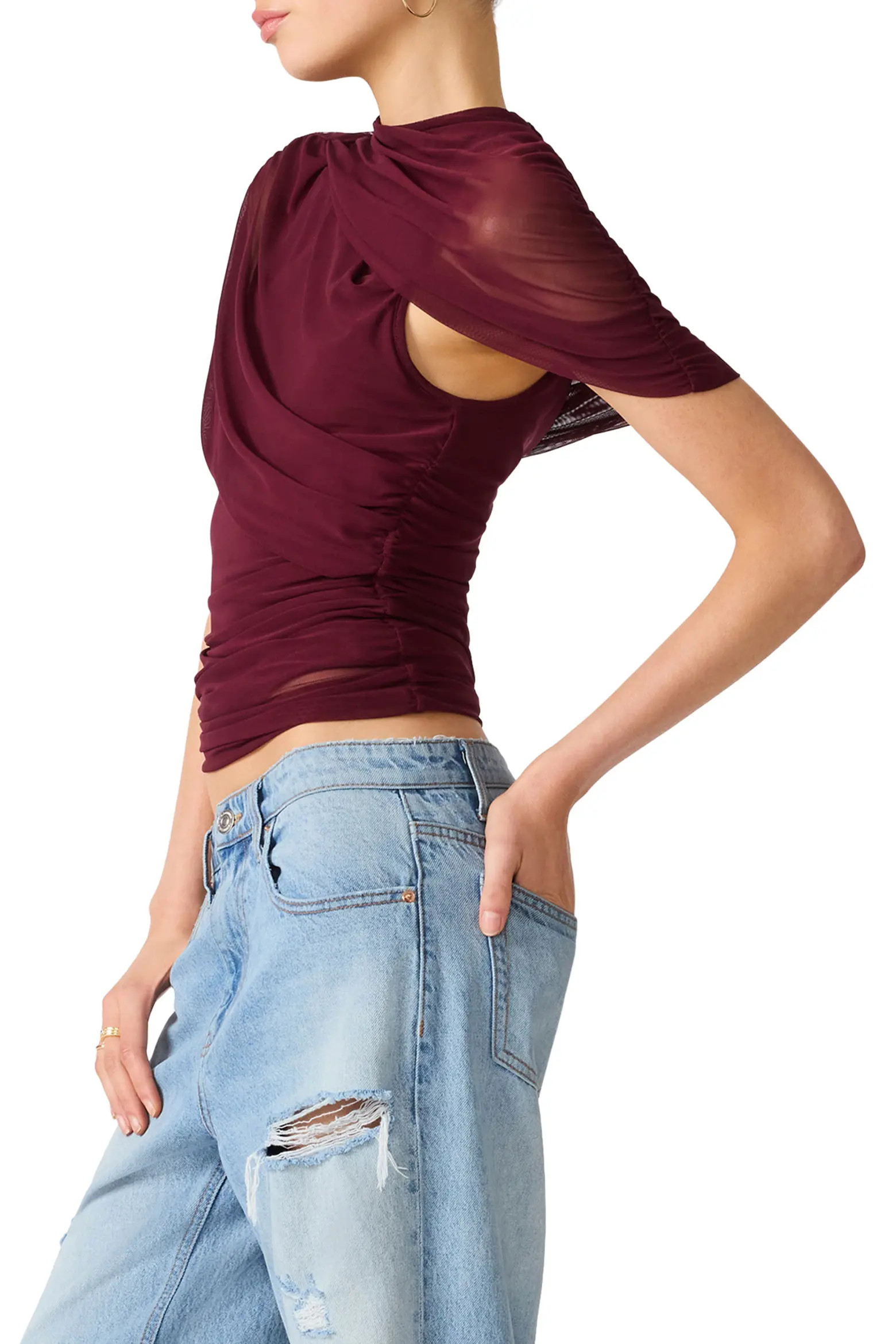 Steve Madden Kerry Mesh Top (Women) | Nordstrom | Nordstrom