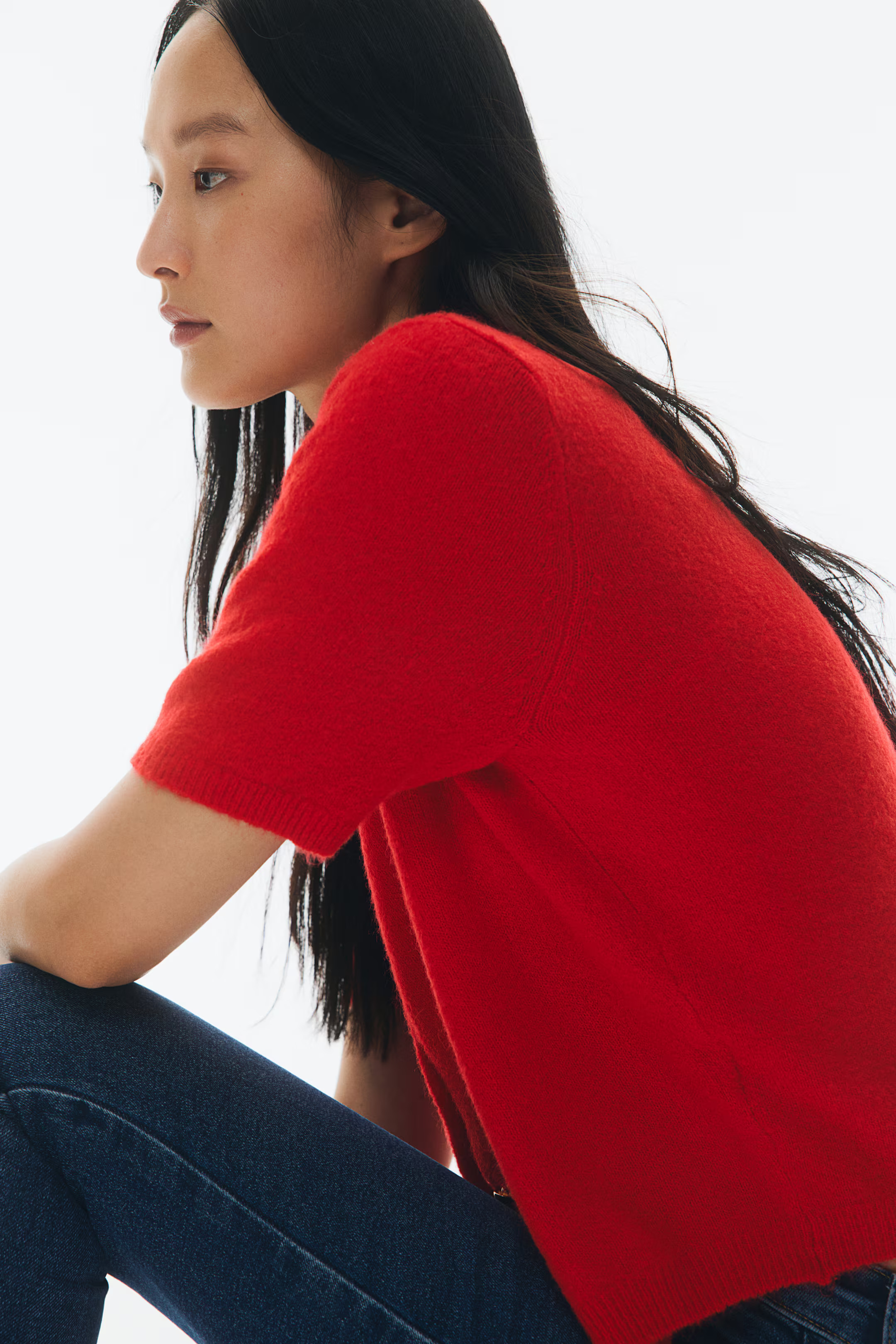 Knit Cardigan - Bright red - Ladies | H&M CA | H&M (US + CA)