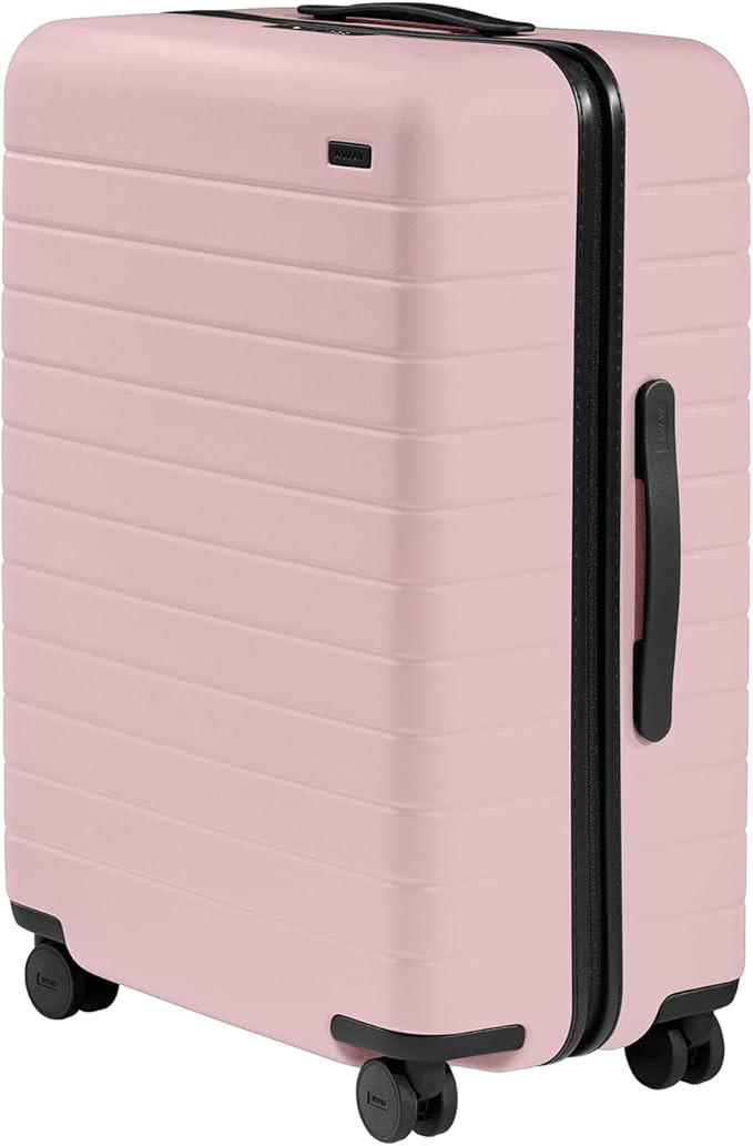 Away Medium Checked Luggage, Lightweight Hard Shell Suitcase with Spinner Wheels, Durable Rolling... | Amazon (US)