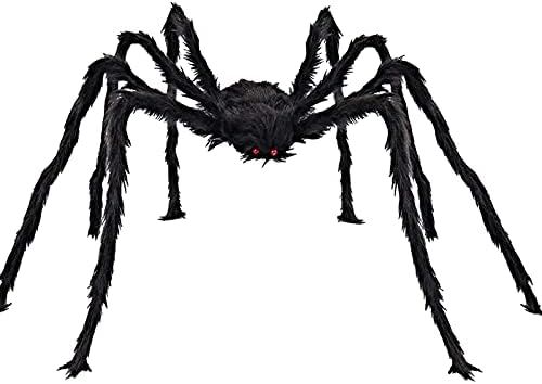 Amazon.com: 6.6Ft Giant Hairy Spider Halloween Decorations Outdoor Indoor, Scary Hairy Halloween ... | Amazon (US)