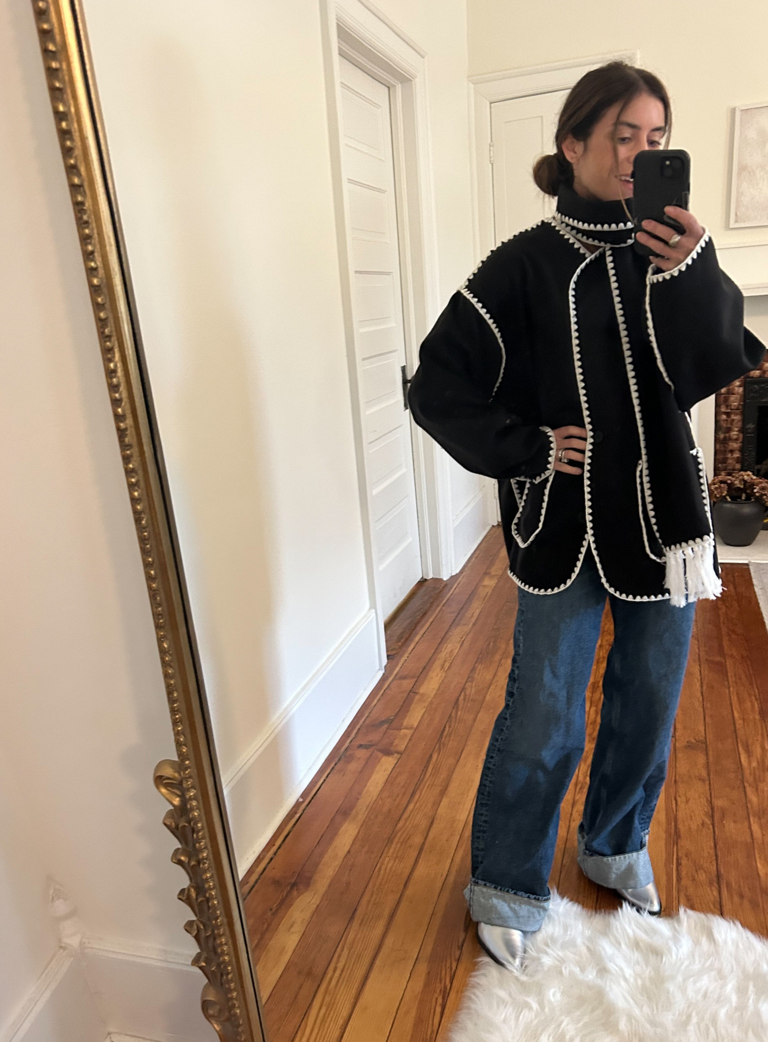 Size small, Walmart finds, dupe , size down in jeans I’m in 24

#LTKSeasonal #LTKfindsunder100 #LTKshoecrush