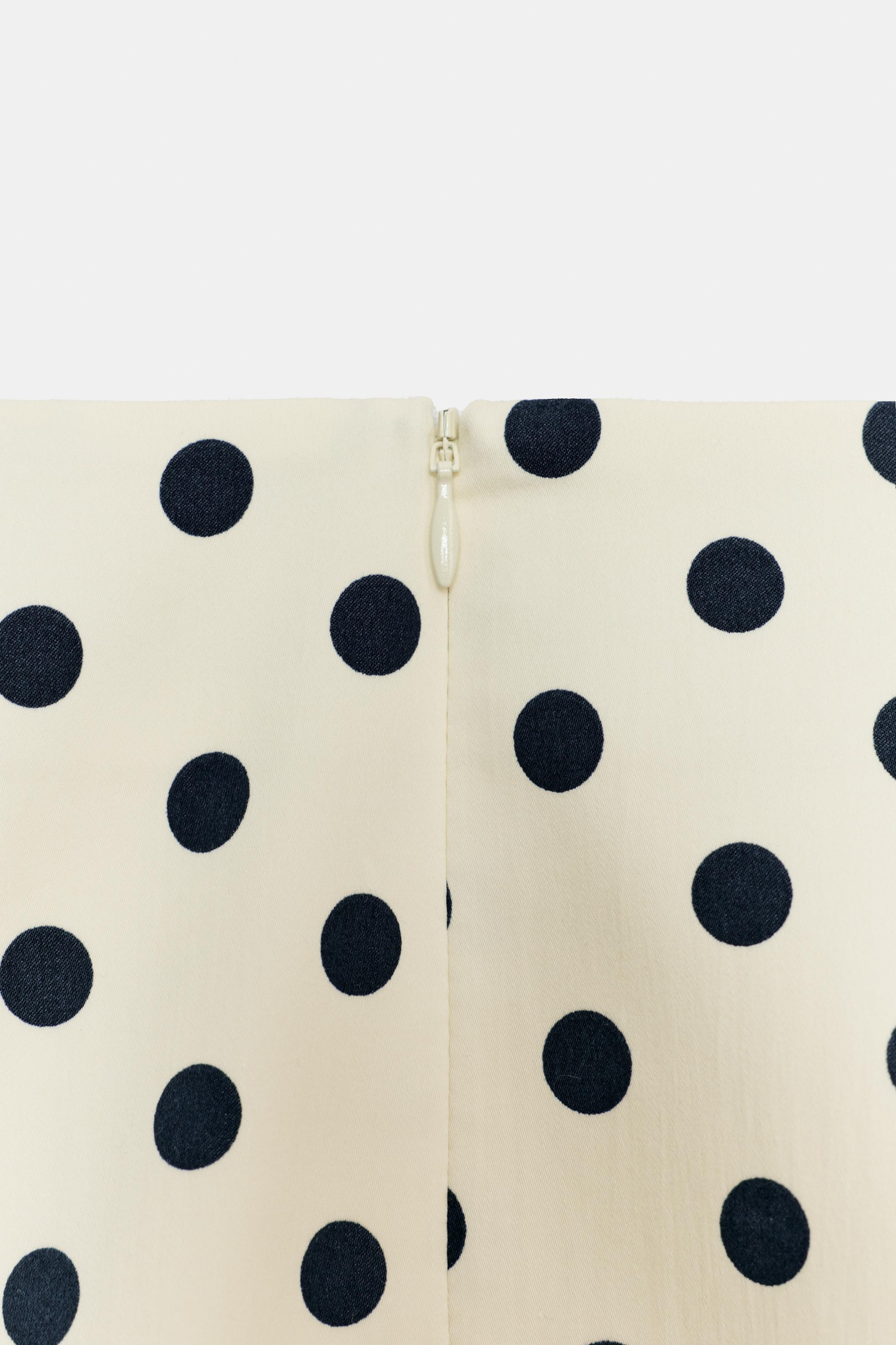 POLKA DOT PENCIL SKIRT ZW COLLECTION | Zara US