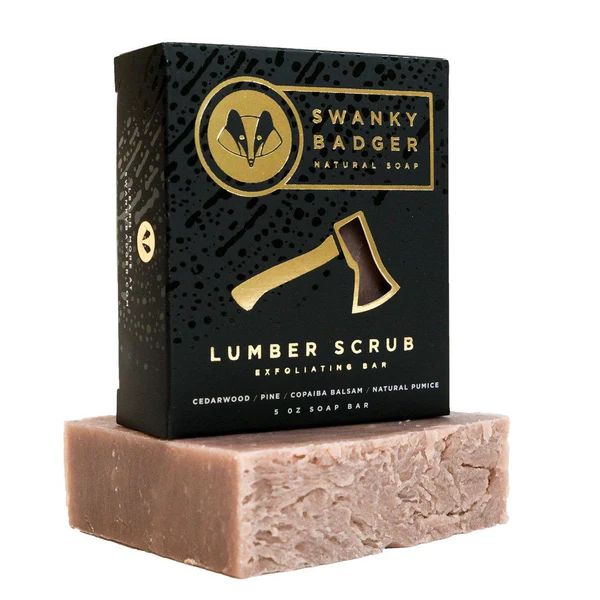 Lumber Scrub : Natural Soap | Swanky Badger