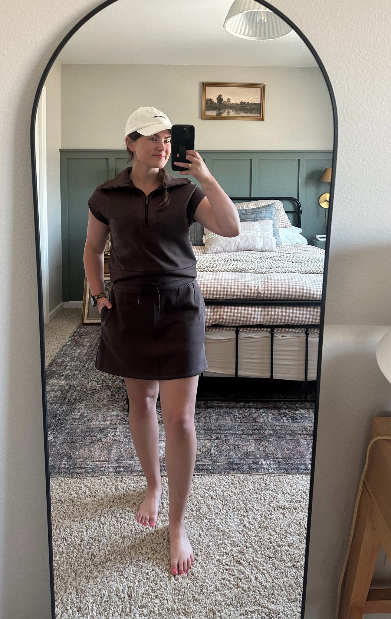 This short sleeve and skirt set from Target is perfect for the teacher heading back to school! 

Wearing a size small 

Athleisure, baseball cap, brown set, affordable fashion

#LTKPetite #LTKgrwm #LTKActive