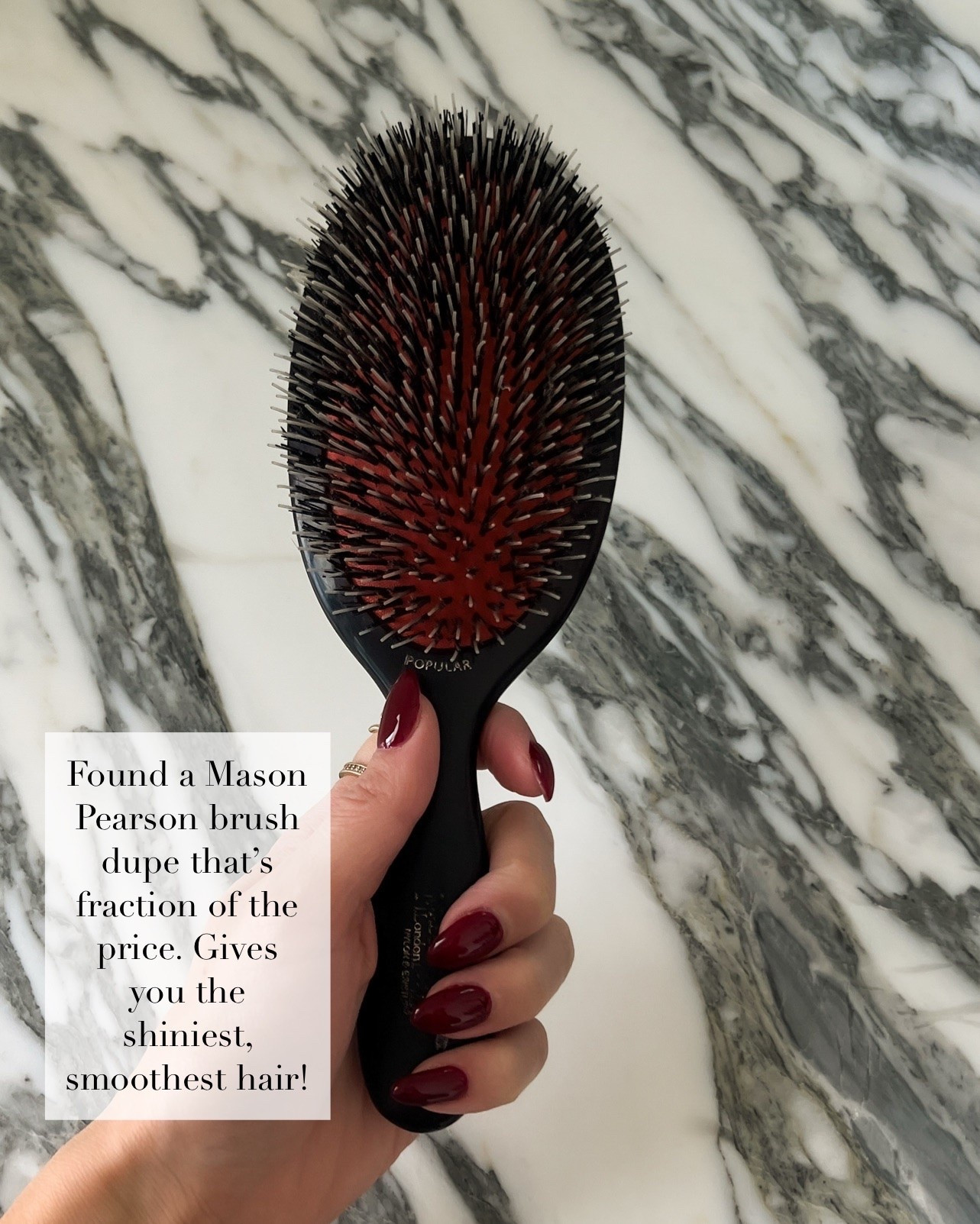 Amazon pieces that look designer 
Mason Pearson brush dupe that will give you the silkiest, shiniest hair.

#LTKgrwm #LTKBeauty #LTKOver40