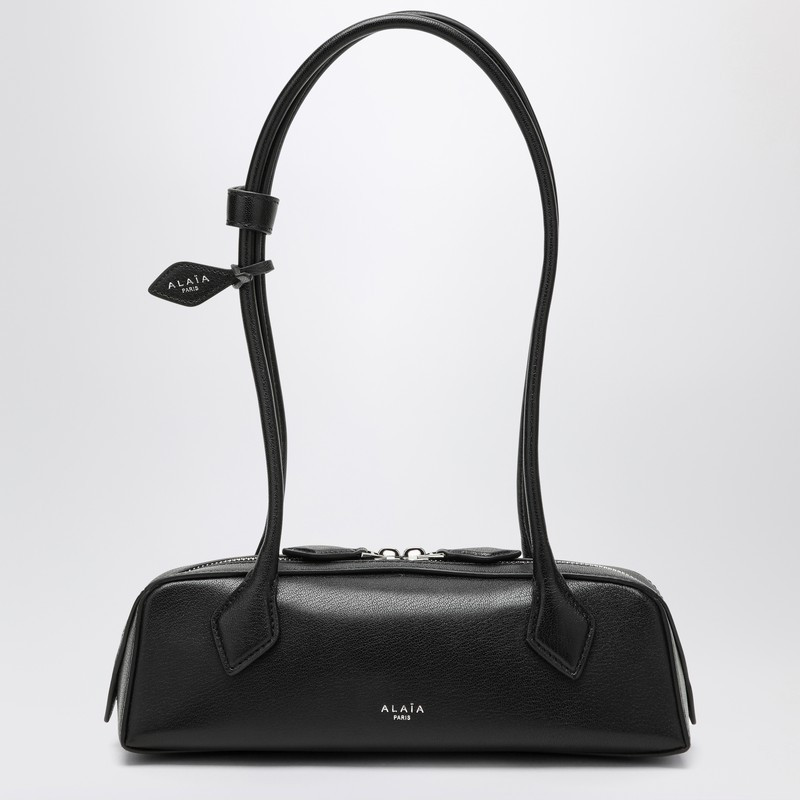 Small Teckel black leather bag | The Double F