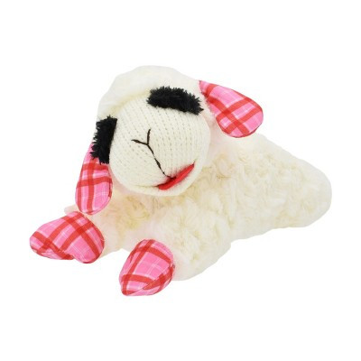 Multipet Valentine's Plaid Lamb Chop Plush Dog Toy 10.5” | Target