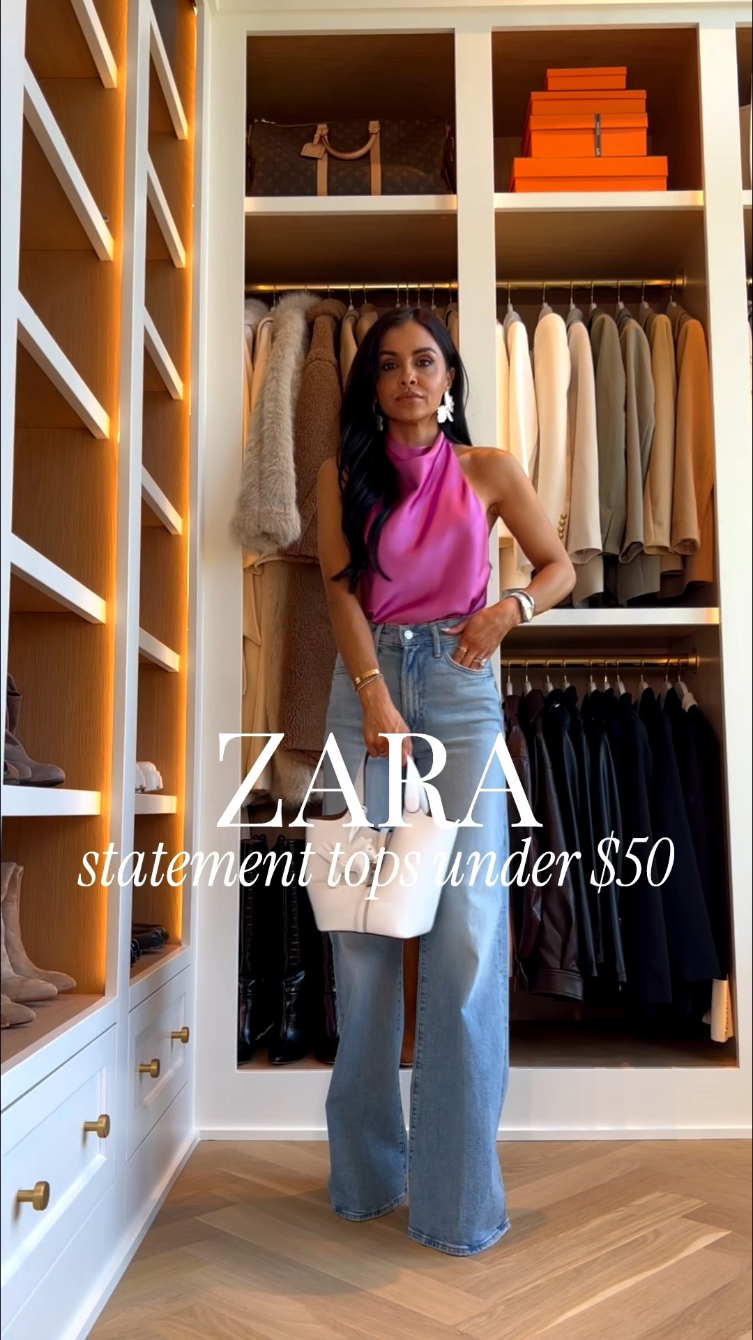 Spring date night outfit that makes you feel instantly confident. This satin halter top is from @Zara is so feminine and chic, and I love pairing it with my most flattering mother jeans for that perfect balance of feminine and effortless. It’s one of those combinations that feels elevated but still easy to wear. Linking more spring statements tops that will take you from day to night!

Zara halter top - size XS
Mother hustler jeans - wearing a 23 runs TTS

miamiamine spring date night outfit summer outfits flattering denim outfit feminine evening style chic spring outfit idea elevated casual date night look



#LTKOver40 #LTKPetite #LTKootd