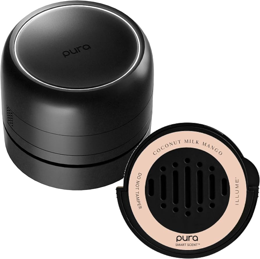 Pura x Illume - Coconut Milk Mango - Car Pro Smart Fragrance Diffuser Bundle - Auto Start and Sto... | Amazon (US)