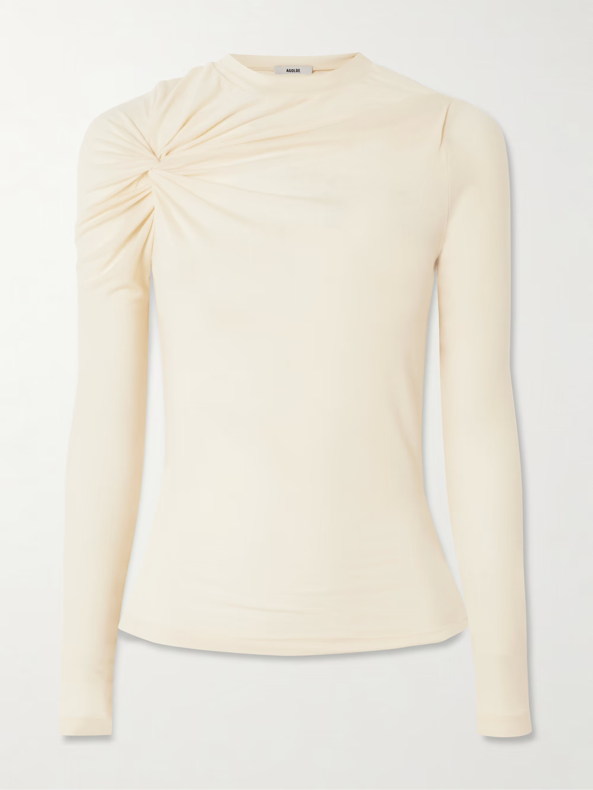 Lissa gathered jersey top | NET-A-PORTER (US)