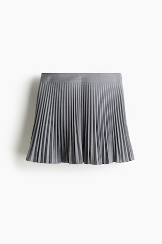 H & M - Pleated Mini Skort - Gray | H&M (US + CA)