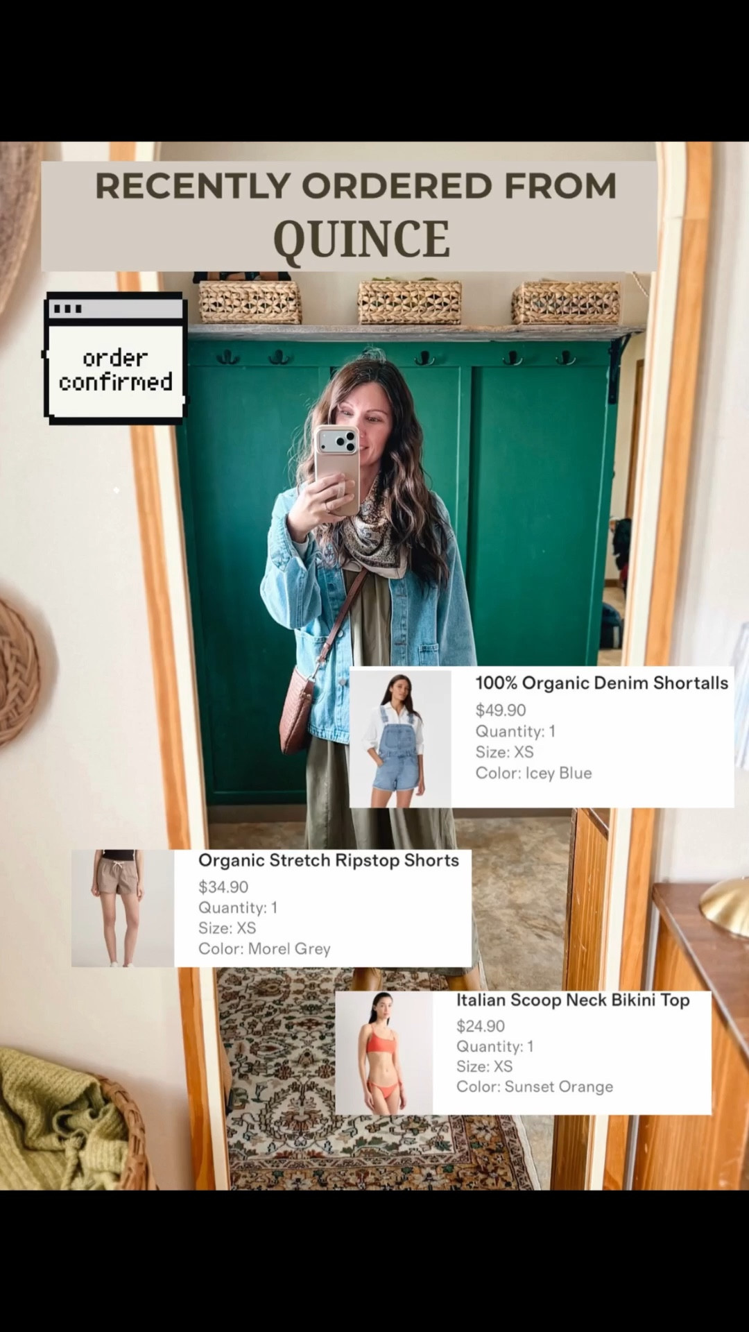 Size xs in all 3! Recent @Quince order🧡

#LTKootd #LTKgrwm #LTKPetite