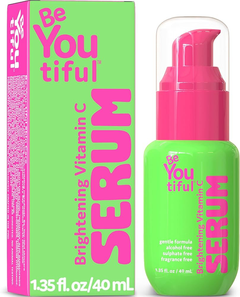 BeYOUtiful Vitamin C Face Serum, Preppy Skin Care for Teens, Tweens, and Kids, Acne Treatment for... | Amazon (US)
