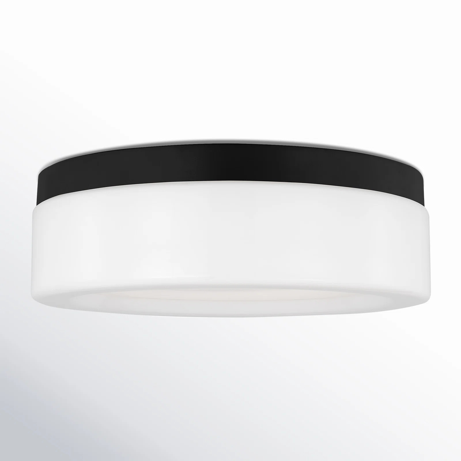 Helmes Single Light Glass LED Flush Mount | AllModern