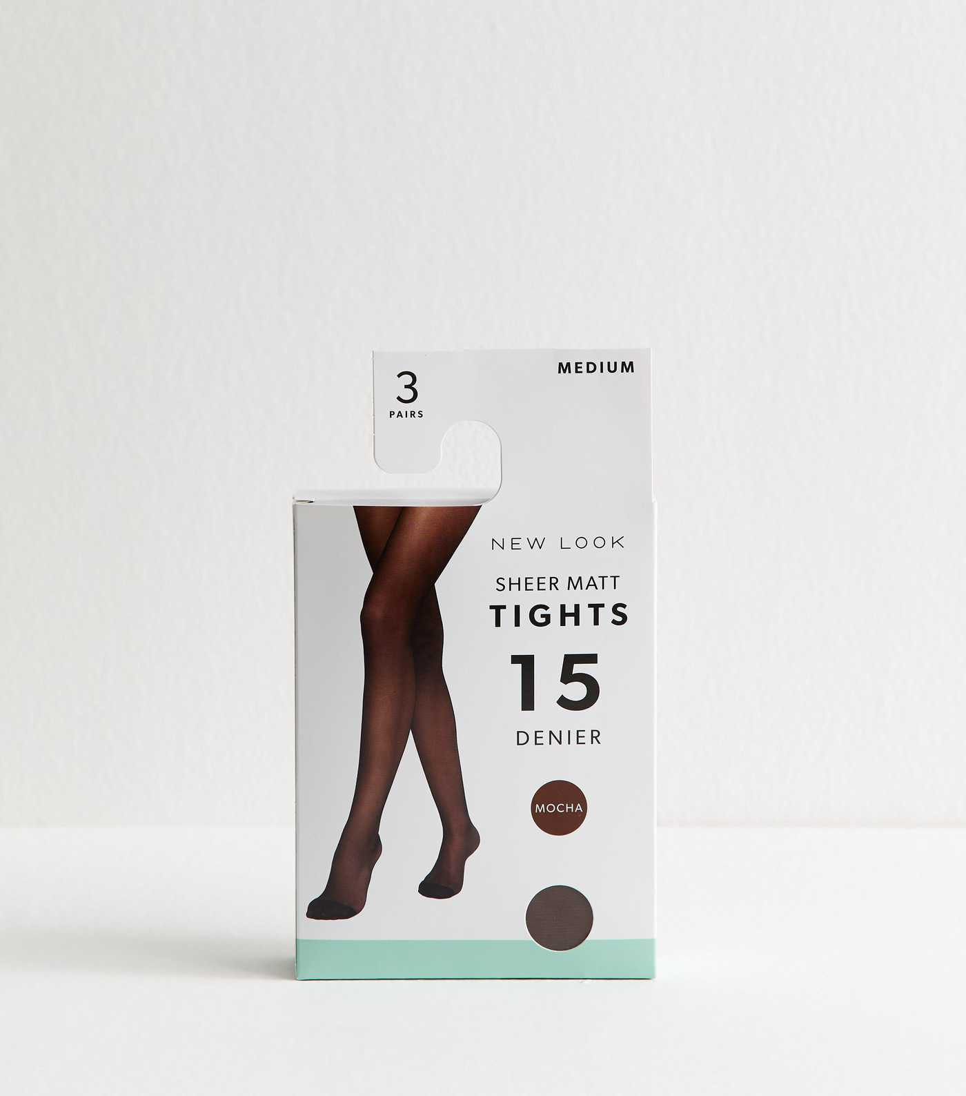 Brown Pack of 3 Sheer Matt 15 Denier Tights | New Look | New Look (UK)
