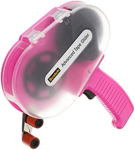 Scotch Advanced Tape Glider, Pink Applicator with 2 Rolls of 1/4 intape, Cat #085, 1 kit/Carton | Amazon (US)