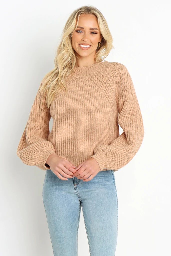 London Knit Sweater - Camel | Petal & Pup (US)