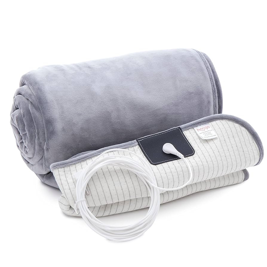 hooga Grounding Blanket for Improved Sleep, Pain Relief, Energy, Inflammation. Grounded Throw, Ea... | Amazon (US)