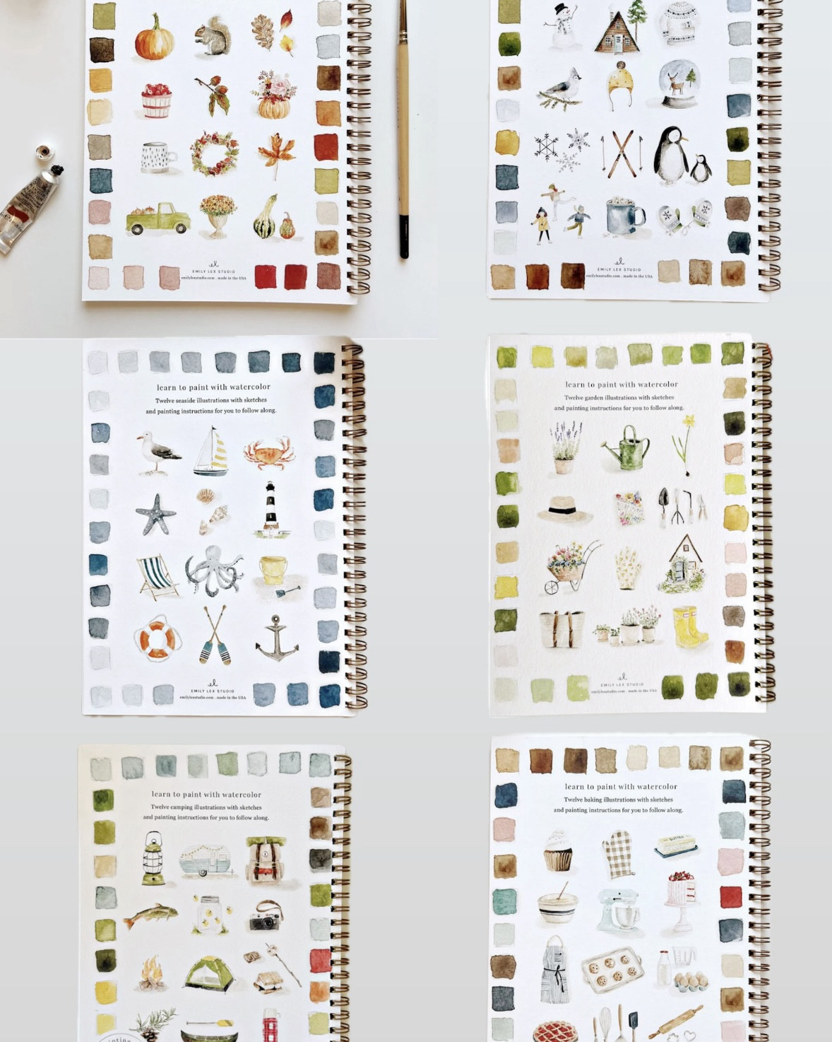 Watercolor spiral notebooks for your next trip or craft night activity. 

Watercolor for beginners | water color guide | craft ideas | DIY 

#LTKHome #LTKSeasonal #LTKFamily