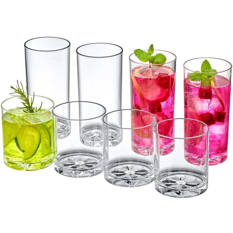 Amazing Abby - Libertad - Vasos de Plástico de 12 Onzas y 16 Onzas (Juego de 8), Vasos de Plást... | Walmart (US)