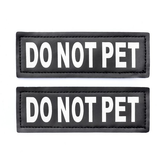 Industrial Puppy Do Not Pet Dog Patches | Chewy.com