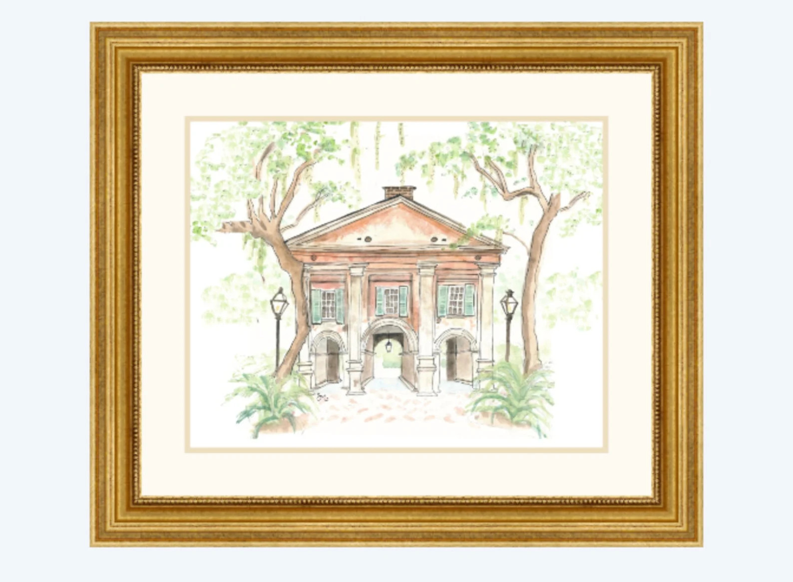 College of Charleston Porter's Lodge- Charleston Watercolor Giclée Fine Art Print- College of Ch... | Etsy (Global)
