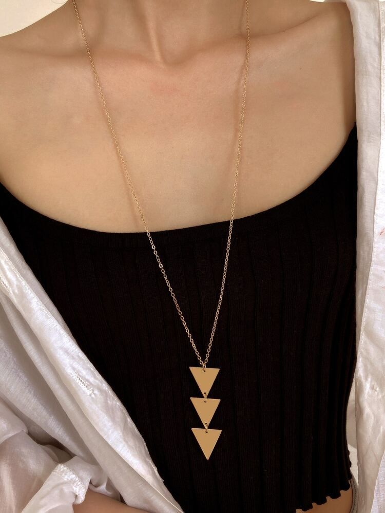 Triangle Pendant Necklace | SHEIN
