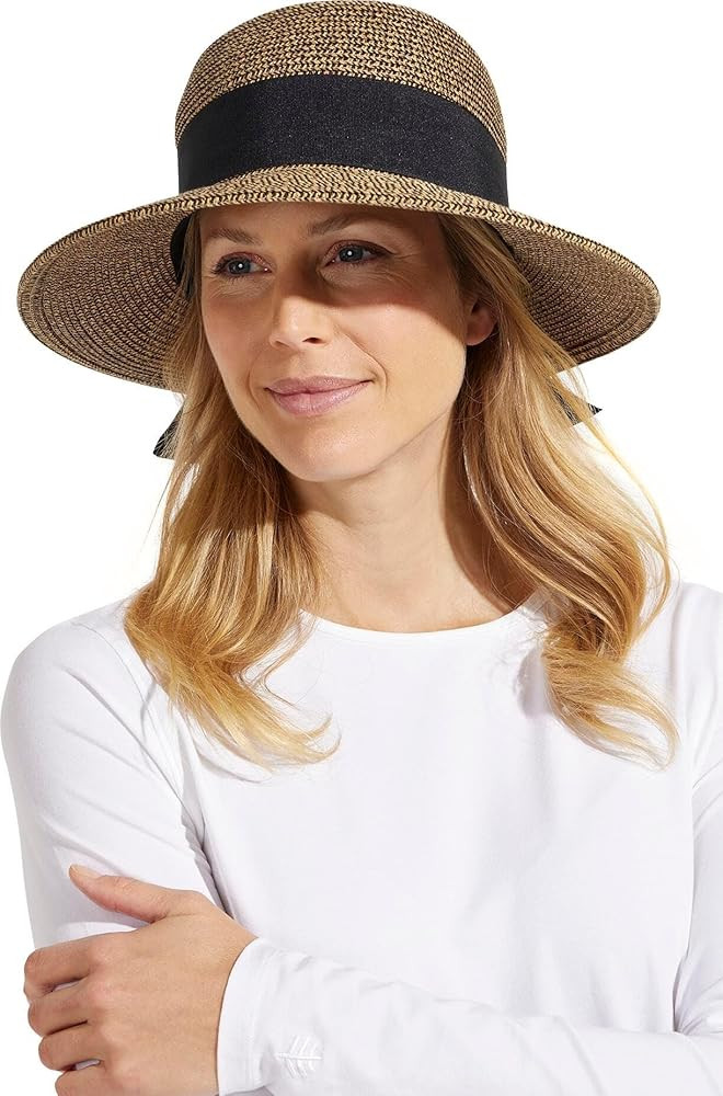 Coolibar UPF 50+ Women's Perla Packable Wide Brim Hat - Sun Protective | Amazon (US)