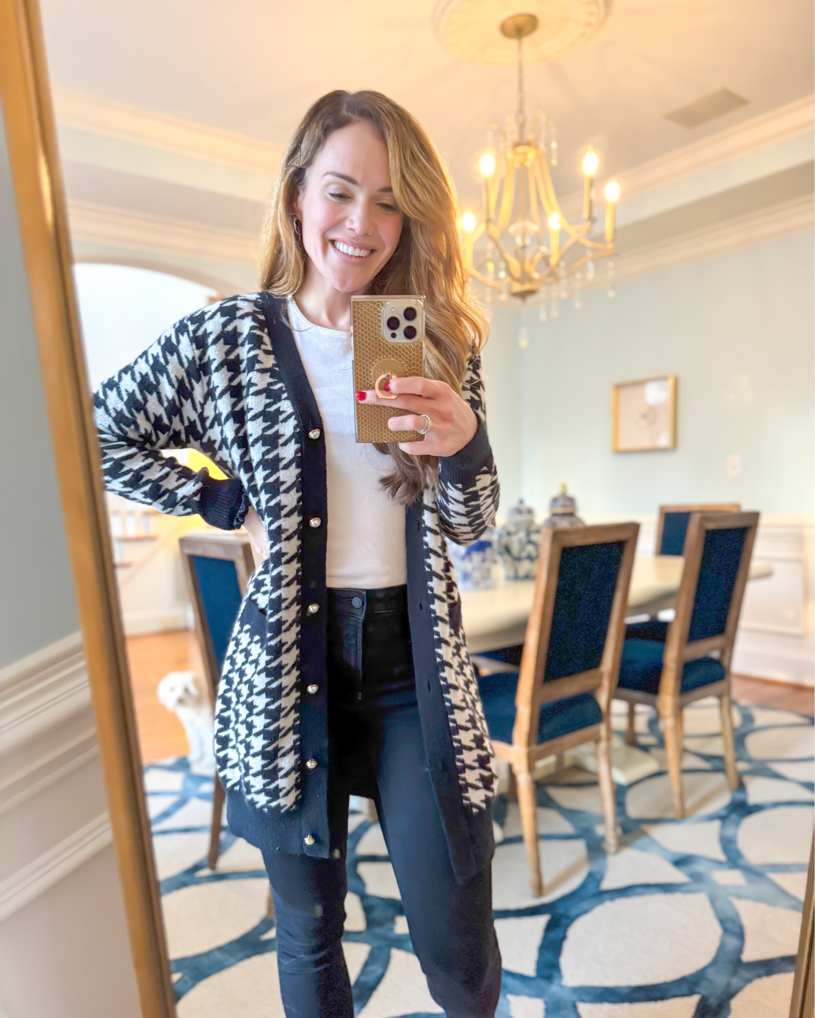 Cute, but comfy casual clothes. I’m in a small in the sweater and tee, and a 27 in the pants!

#LTKStyleTip #LTKFindsUnder100