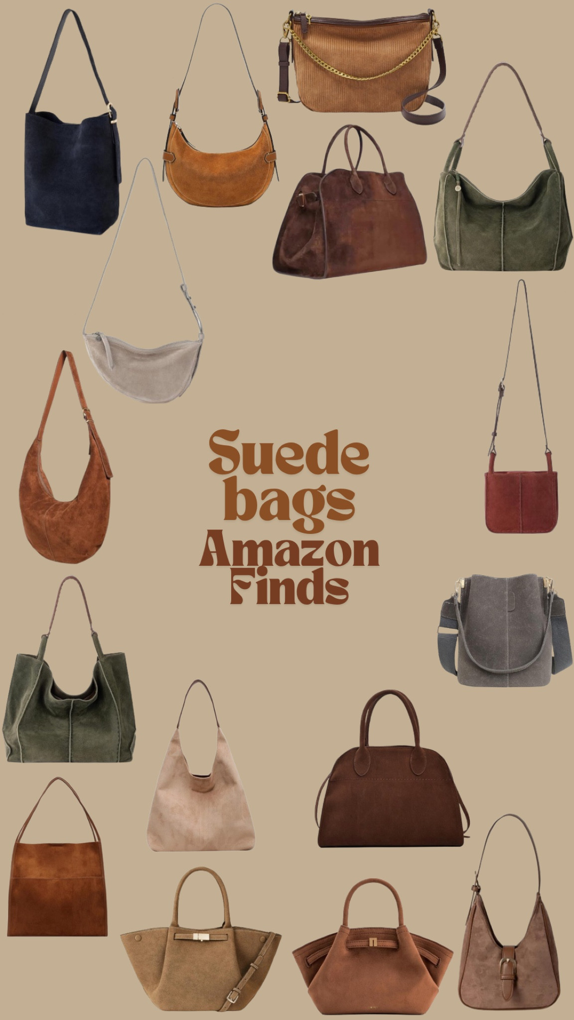 Suede bags are set to be trending this fall. A classic that can live in your closet for years! Here are some of my favorite finds.#LTKFallSale 

#LTKStyleTip #LTKFindsUnder100