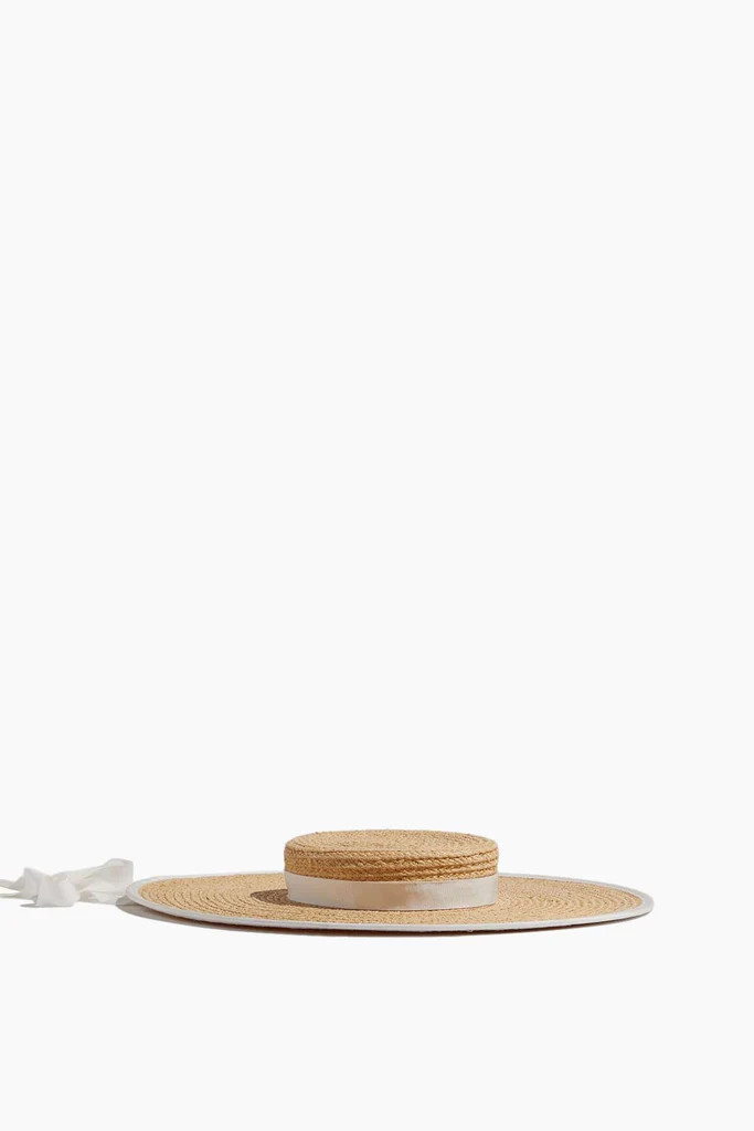 Claiborne Hat in Natural/Ivory | Hampden Clothing