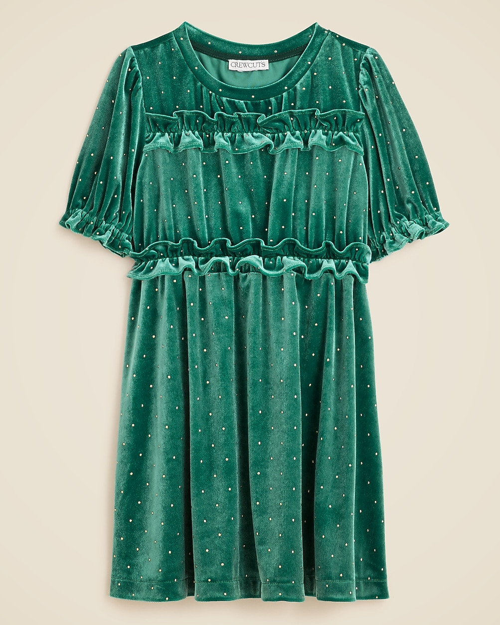 Girls' studded velvet dress | J. Crew US