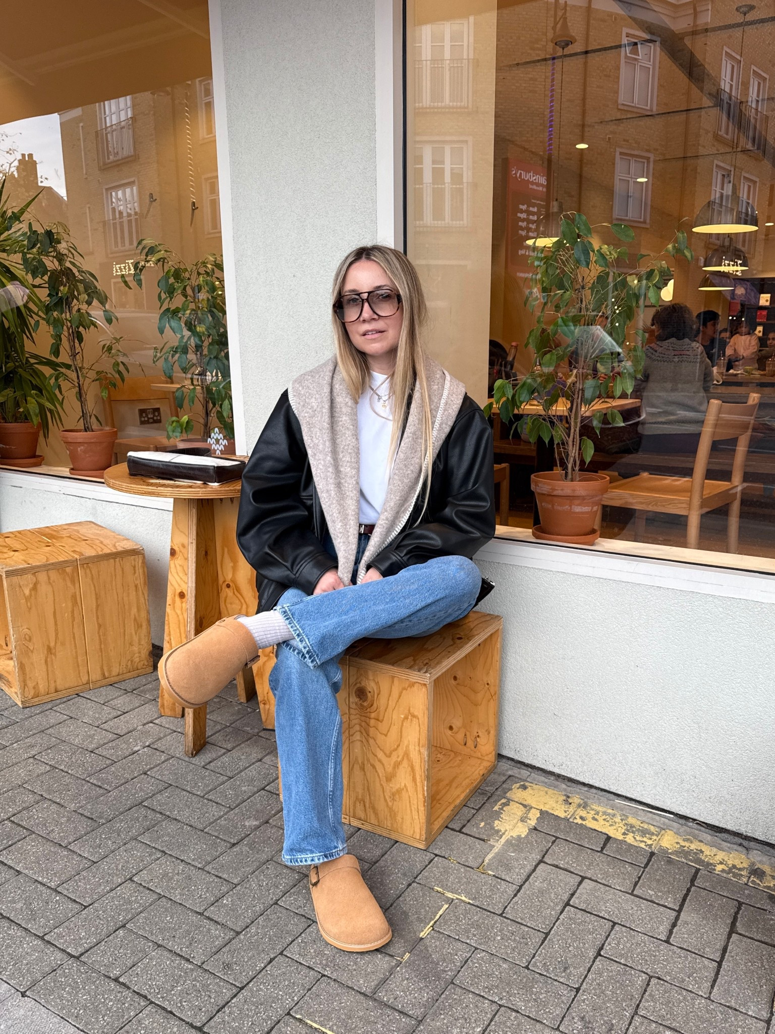 I’ve been thinking about getting a triangle scarf for a while and this is larger and cosier than some I’ve seen. 
Extra layers and shearling lined shoes needed soon but for now, coffee outside. 
*kindly gifted items


#LTKwinter #LTKstyletip #LTKuk
