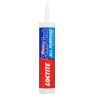 LOCTITE Power Grab All Purpose Instant Grab 9 oz. Latex Construction Adhesive White Cartridge (ea... | The Home Depot