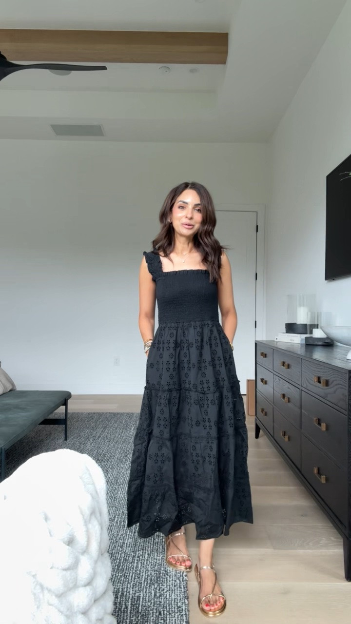 This eyelet dress is gorgeous and under $80! 🖤 @Quince

#LTKootd #LTKPetite #LTKOver40